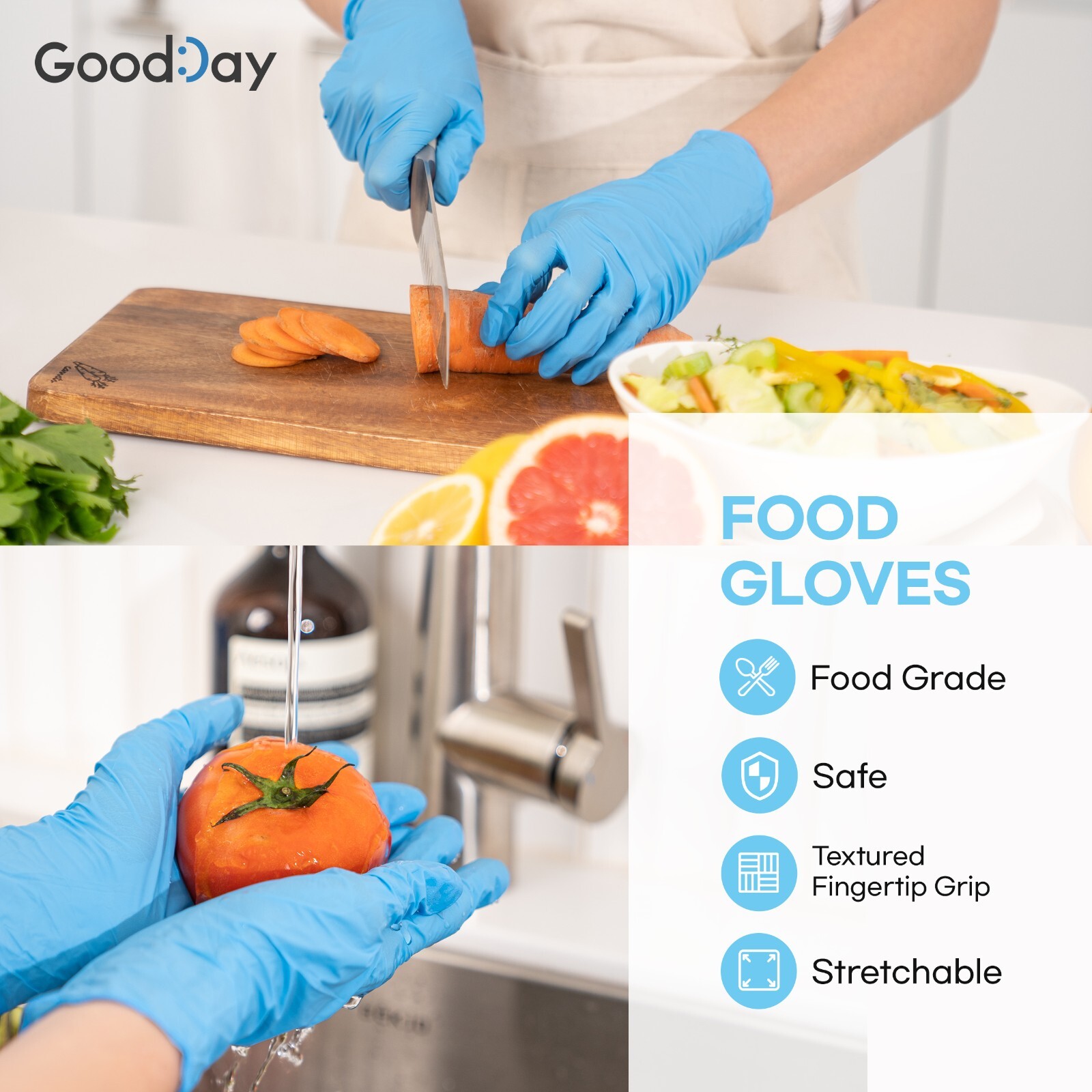 Latex Disposable Gloves Powder Free 100 Pieces ( Choose Your Size!!!)