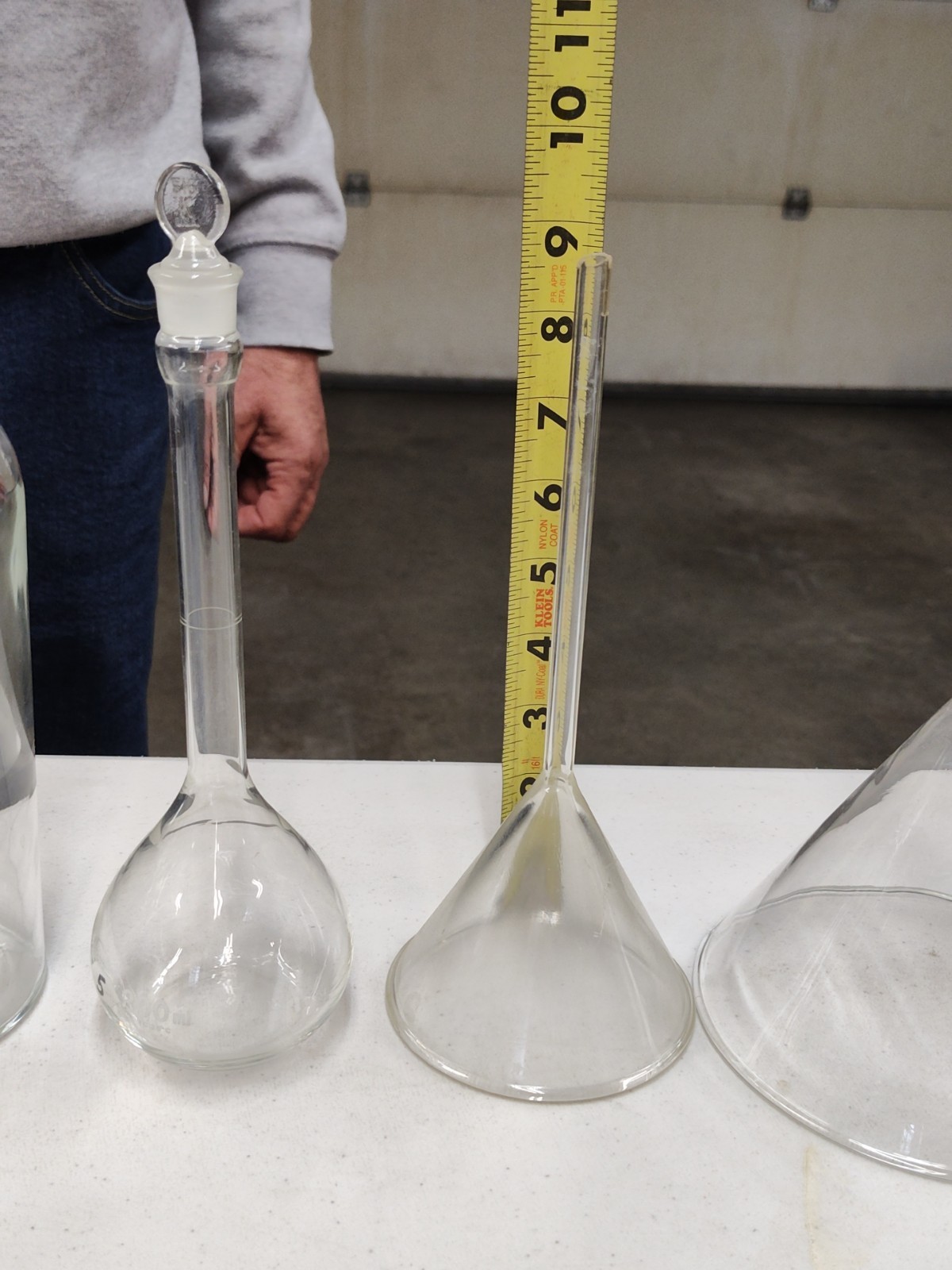 Pyrex & Kimex Glass Vacuum Flasks Beakers Tubes Lids Lab Chemistry Huge Lot