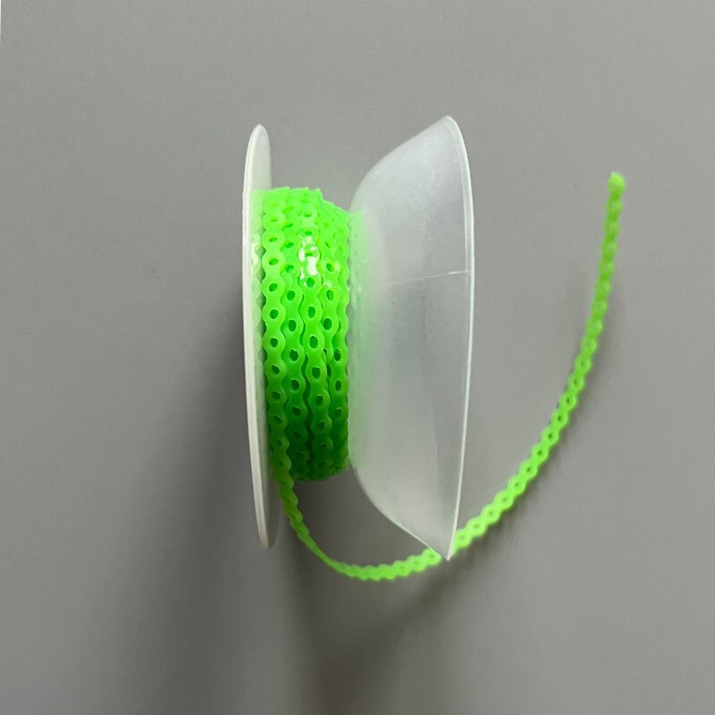 5 Rolls Dental Orthodontic Elastic Rubber Power Chain Light Green Braces Bands