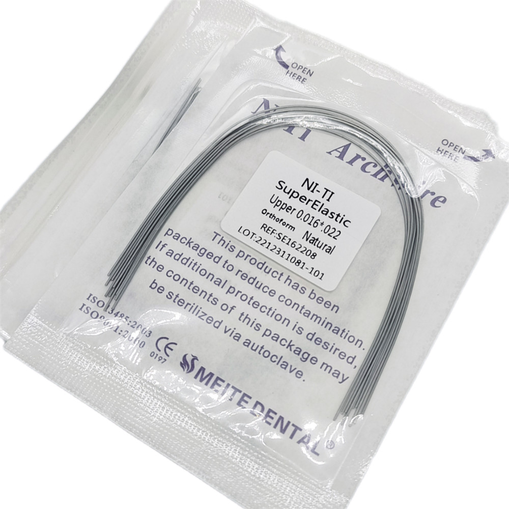 Dental Orthodontics Niti Rectangular Arch Wires Nature Form 10 pcs/pack
