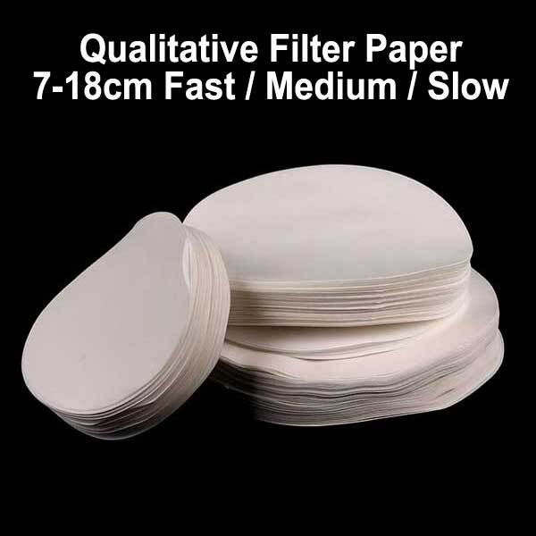 7cm-18cm Qualitative Filter Paper 100 Pieces for Chemistry Laboratory Supply