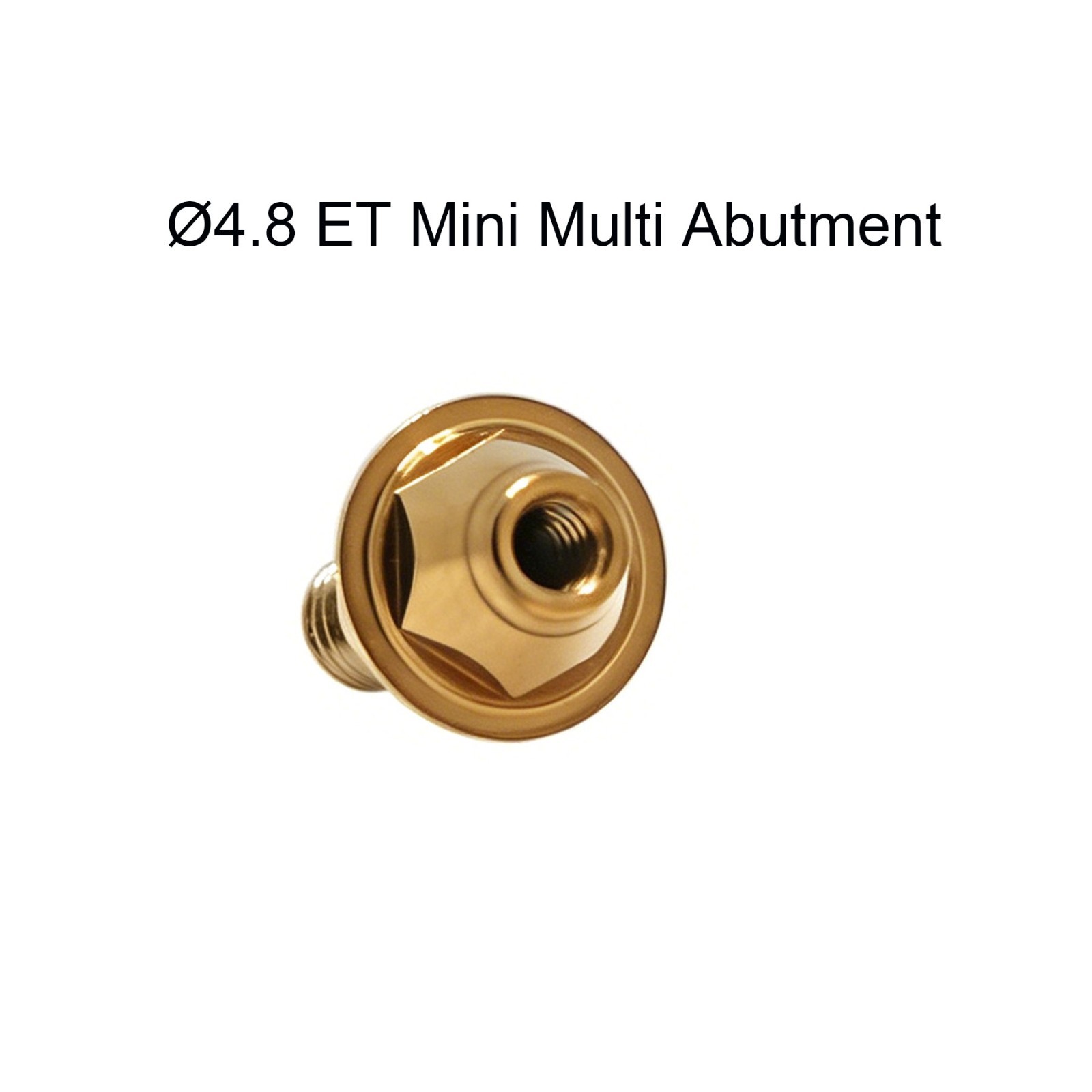 Dental Multi unit straight abutment 4.8 MU fits Hiossen Osstem Mini Regular plat