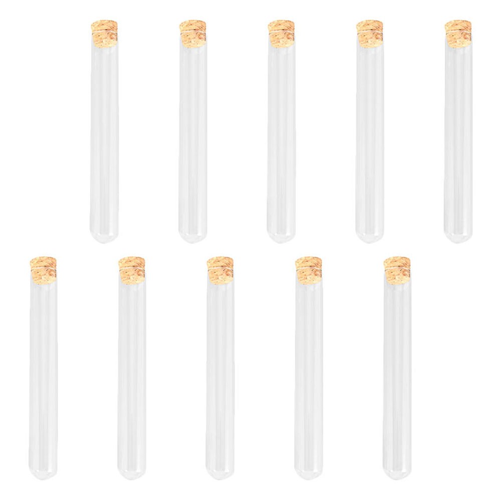 10-100pcs Glass Test Tubes With Cork Stopper Party Wedding Party Favors