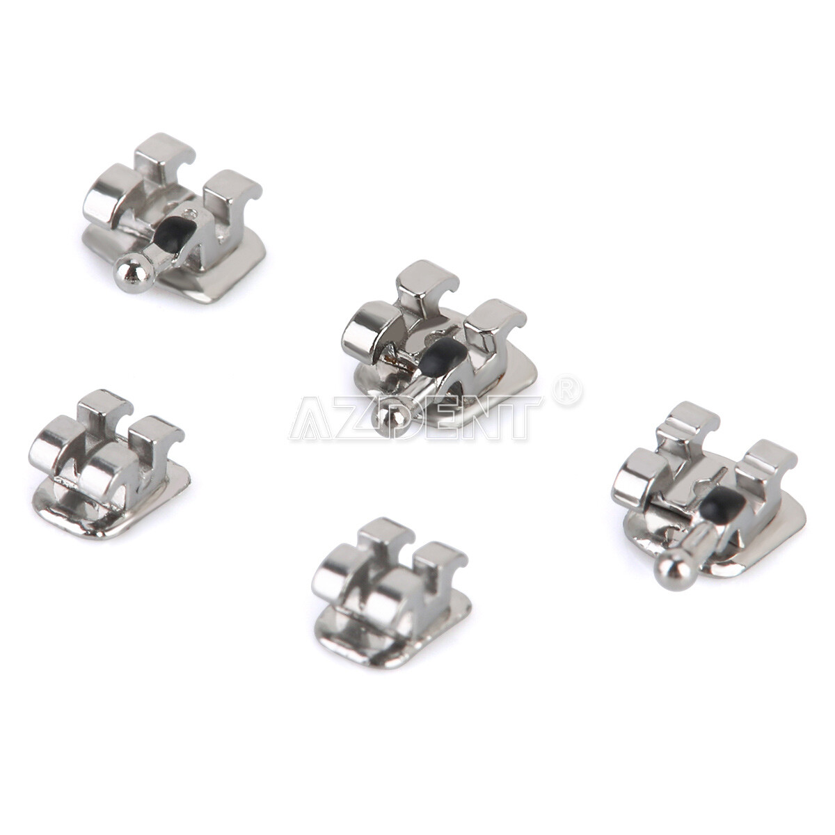 AZDENT Dental Orthodontic Brackets Brace Mini Roth MBT Standard 022/018 Hooks