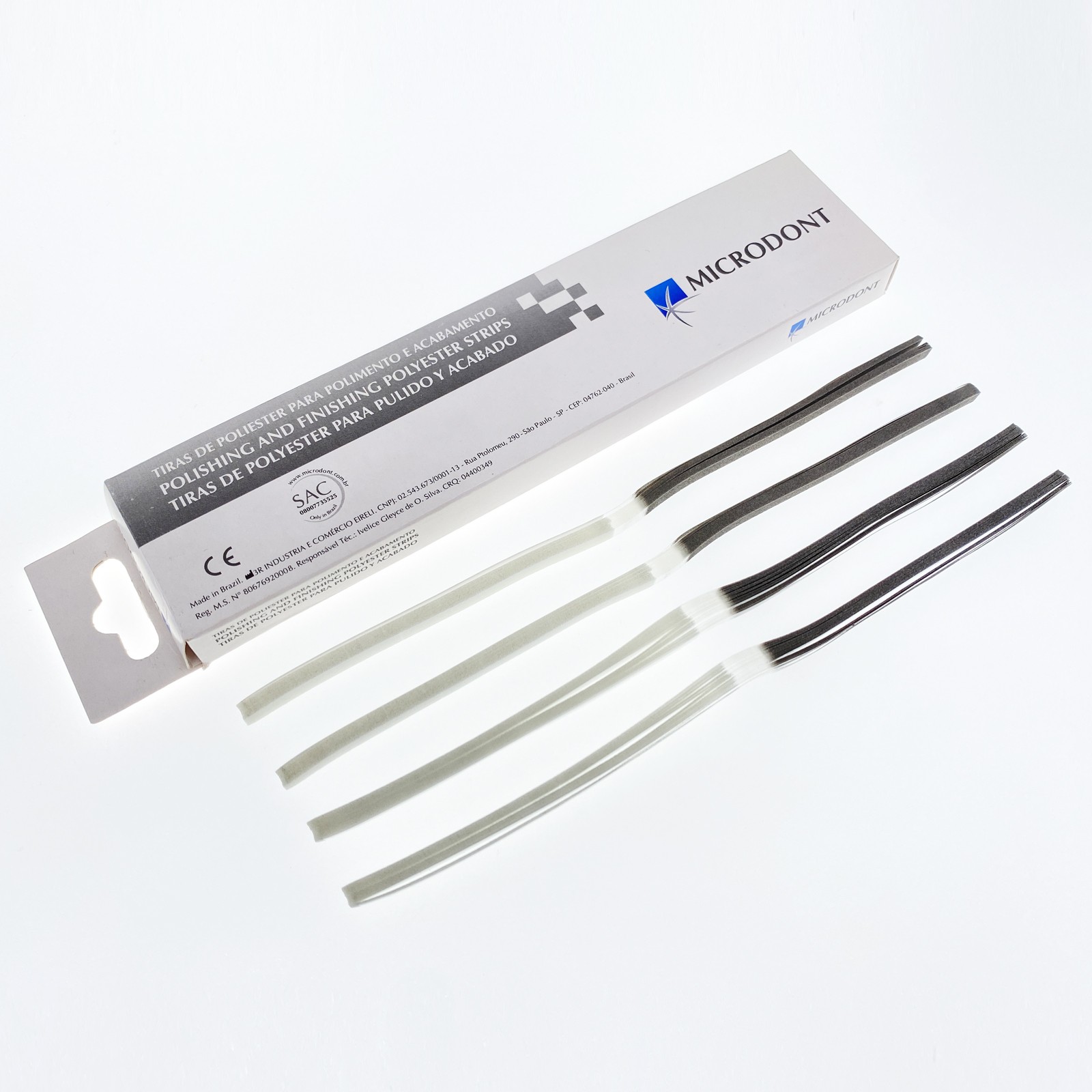 Dental Composite Polyester Polishing and Finishing Strips FINE/MEDIUM 100pcs