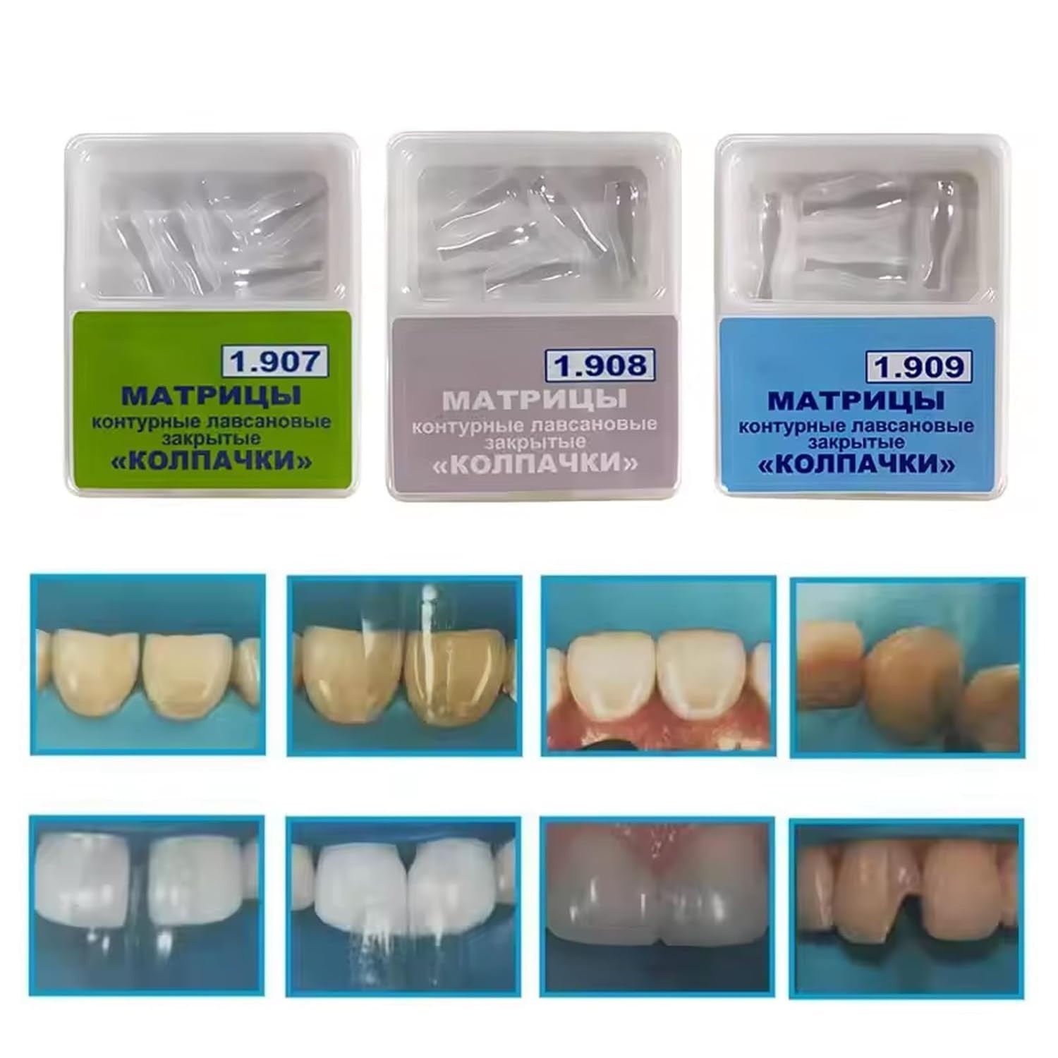 Dental Clear Matrix Anterior Matrices Bow BT Fits Bioclear L/M/S Matrice TOR VM