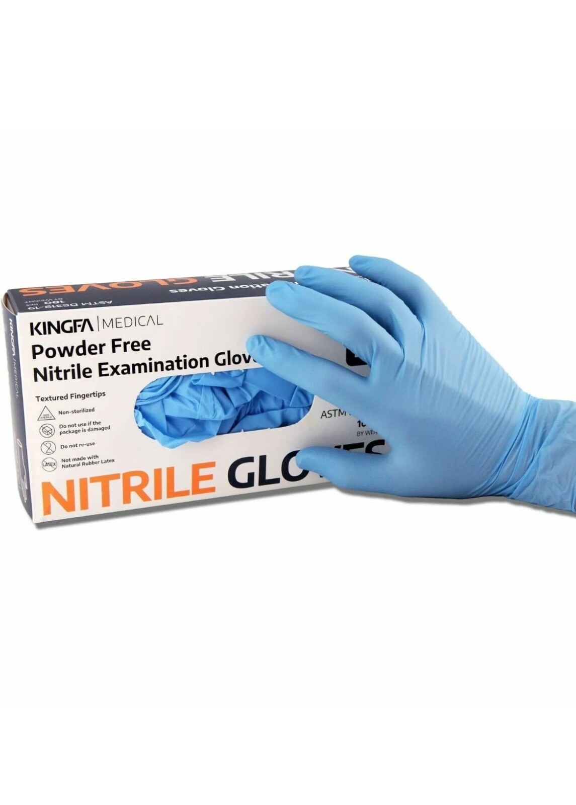 KINGFA Disposable non powder nitrile medical gloves