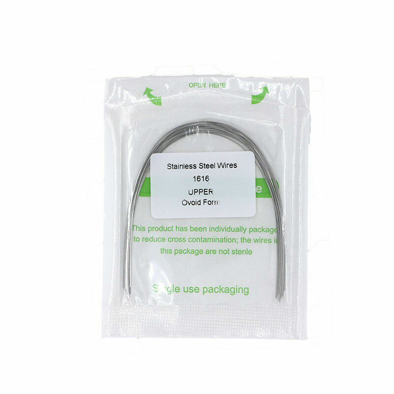 50 Packs Dental Orthodontic Stainless Steel Rectangular Arch wires 16×16 Upper