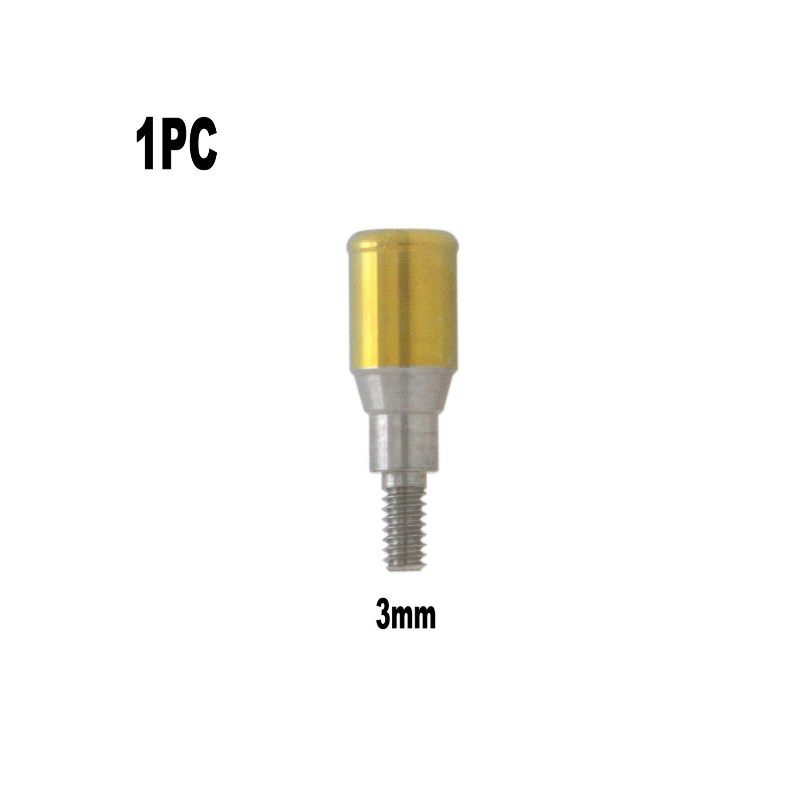 Dental For ITI STRAUMANN Attachment Abutment Male Cap Tool NC/RC D3.7mm AH=3/4/5