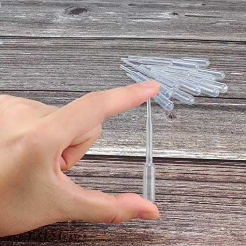 moveland 0.2ml Plastic Mini Transfer Pipettes for Liquid 0.2 ml, Clear