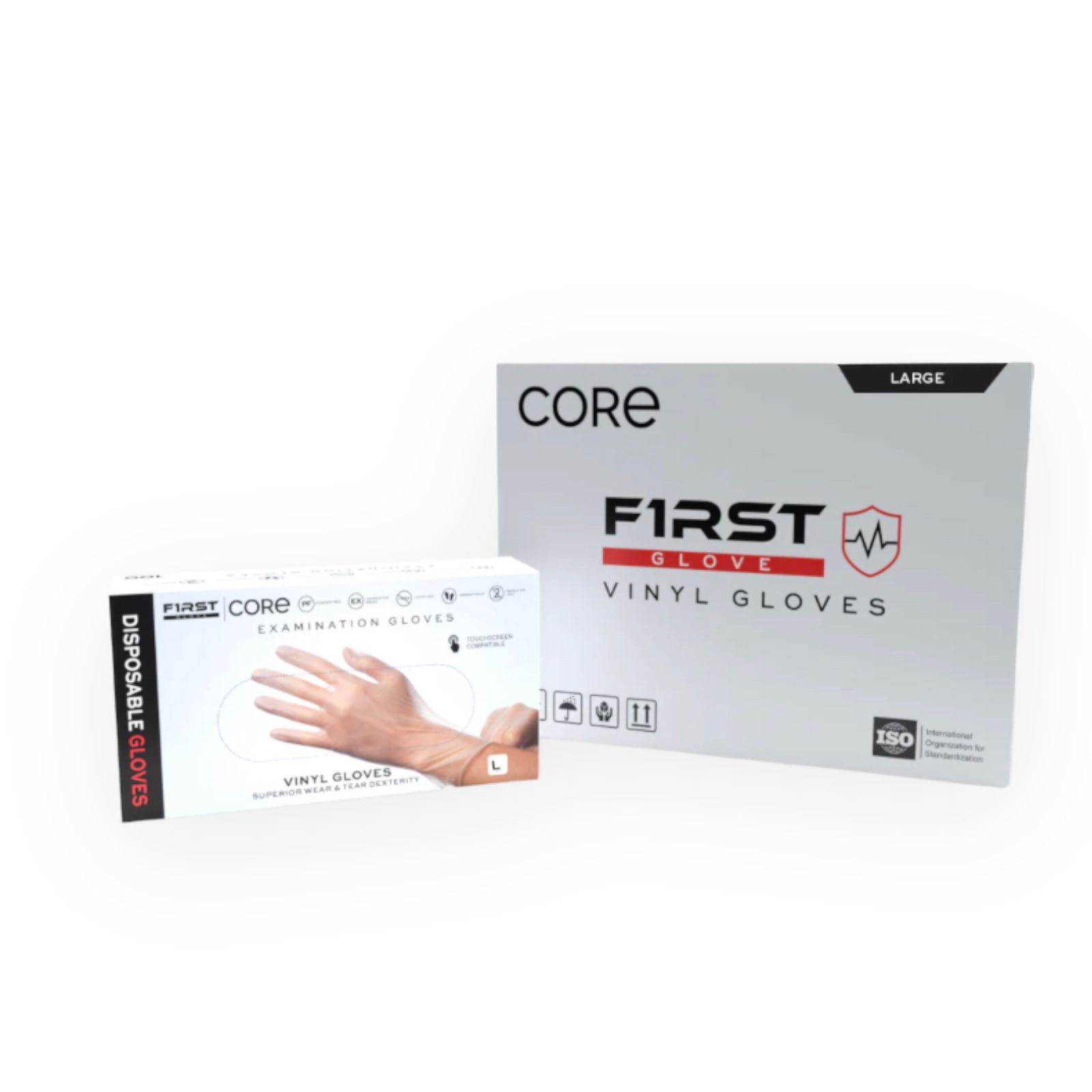Case of 1000 Vinyl Gloves Synthetic Exam Latex Free Powder Free Protein Free