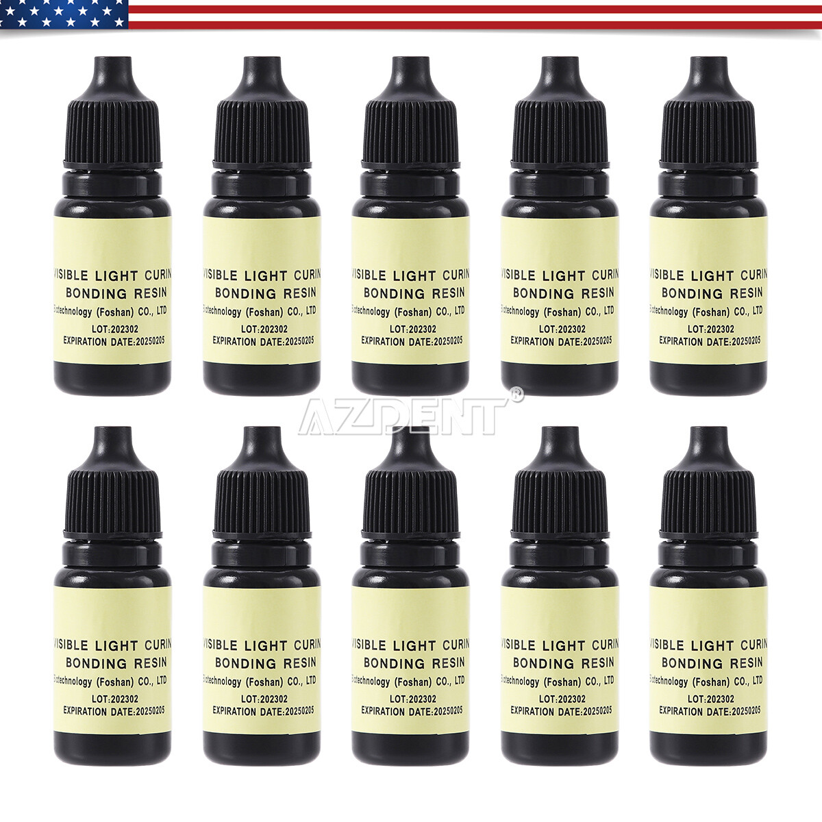 Dental Light Curing Adhesive Resin For Bonding Resin & Ceramic Materials 5ML