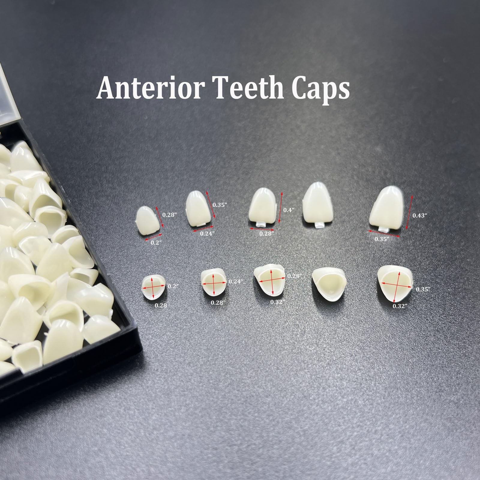 False Teeth Crown Repair Kit Dental Anterior and Posterior Veneers Fake Tooth