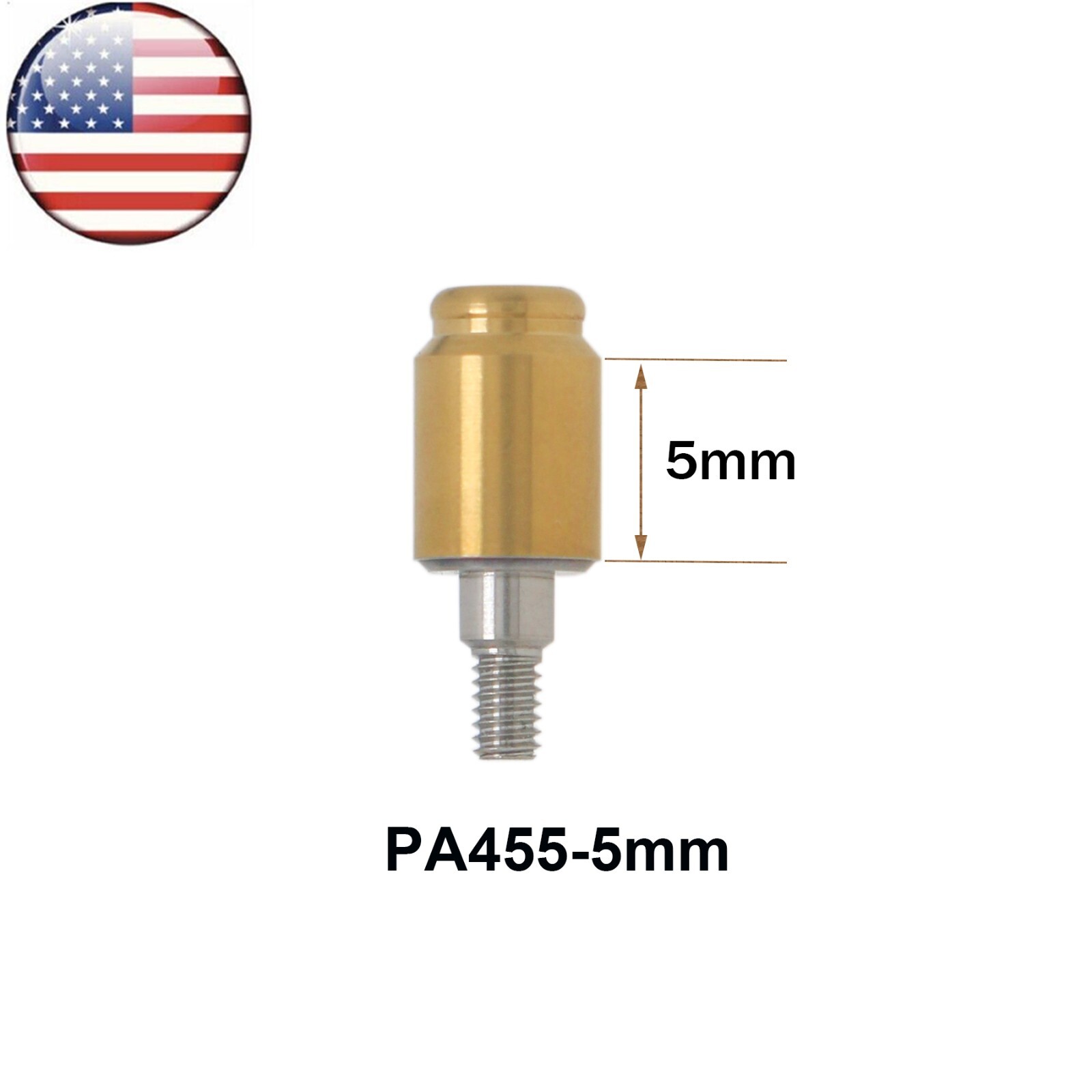 Dental Overdenture Locator Abutment for Zimmer Tapered Screw-vent 4.5 Platform