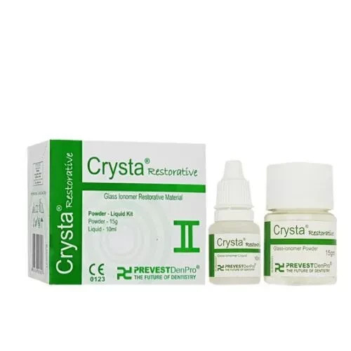 Prevest Denpro Crysta 2 Permanent White Teeth Tooth Filling Kit Repairs Dental
