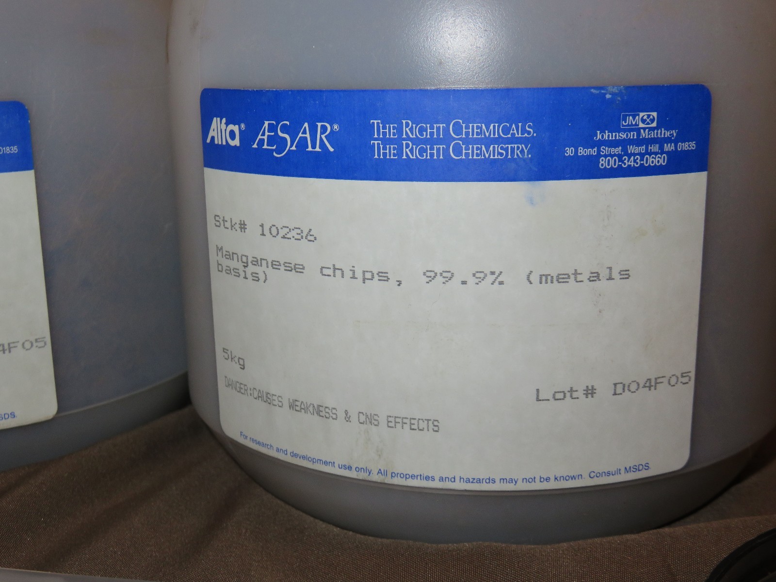 Manganese Metal Element Sample 50g Electrolytic Chips 99.9% Pure Periodic Table