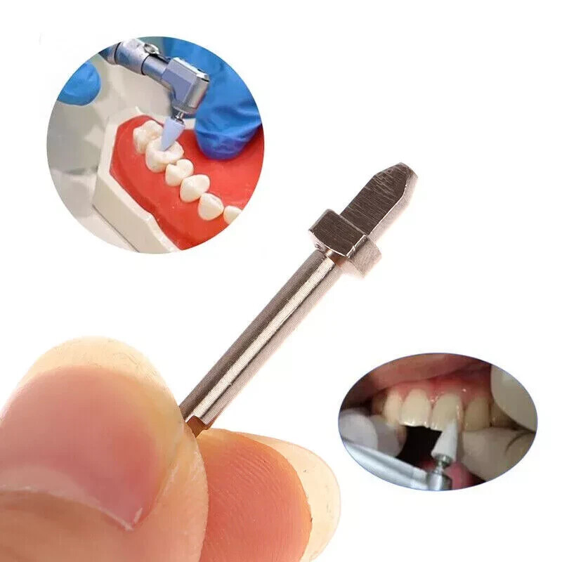 10/20Pack Dental Mandrel Finishing Polishing CA Latch Contra Angle For One Gloss