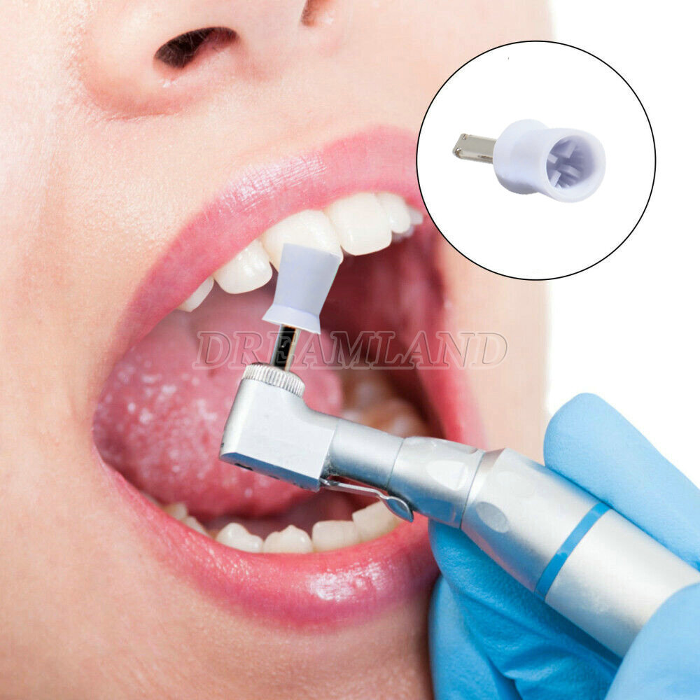 100 Pcs/Box Dental Polishing Cups Latch Type Prophy Cups 4 Webbed