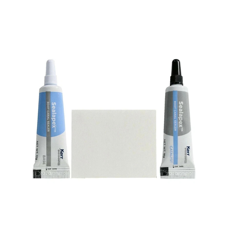 Kerr Endo Sealapex Root Canal Sealant Base & Catalyst Tubes In Endo- Dental