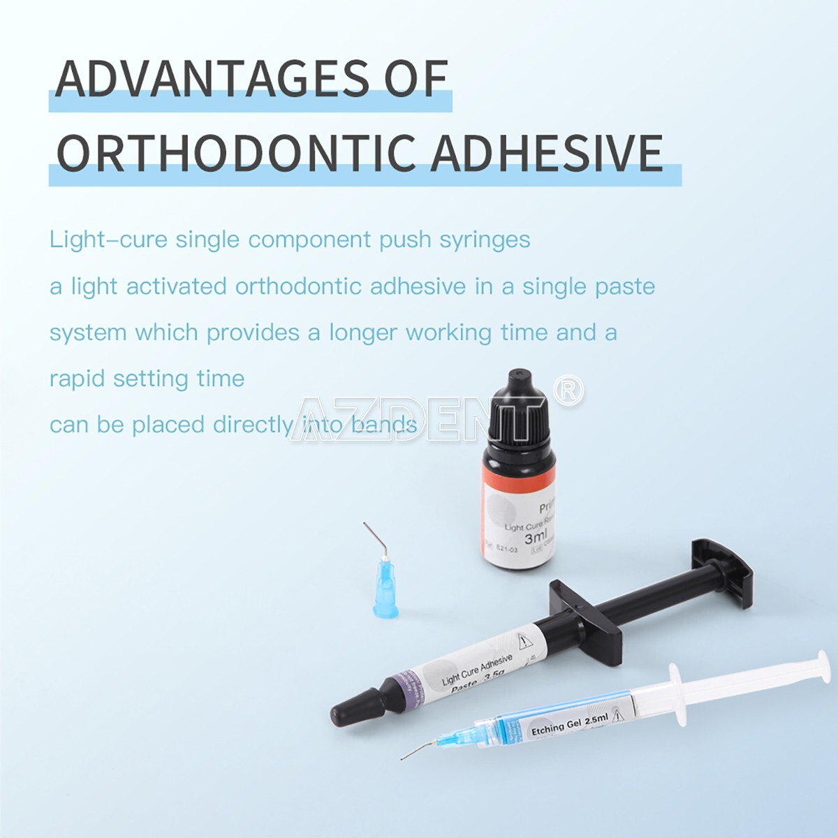 Dental Resina Fotopolimerizable Esmalte Dentinario /Adhesivo Visible /37% Ácido