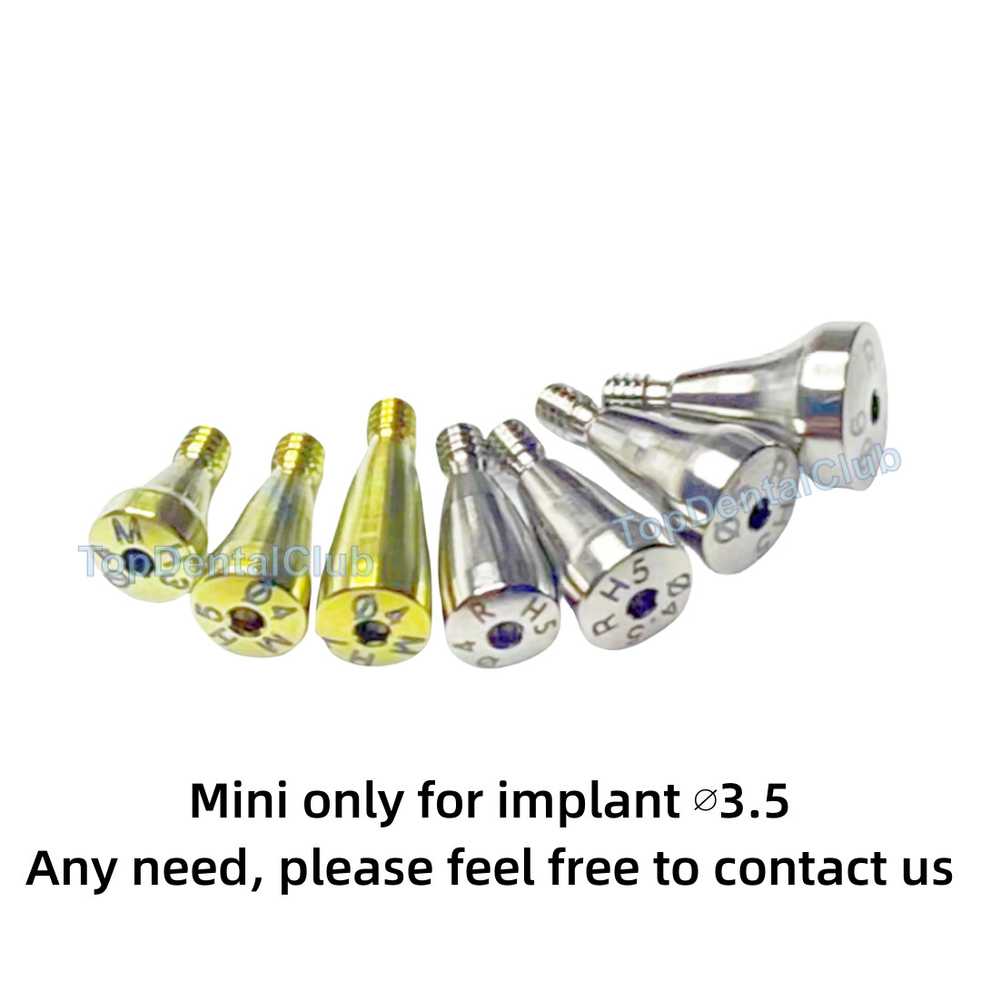 Dental Cap Healing Abutment Cap Mini Regular Platform Fit Osstem Hiossen