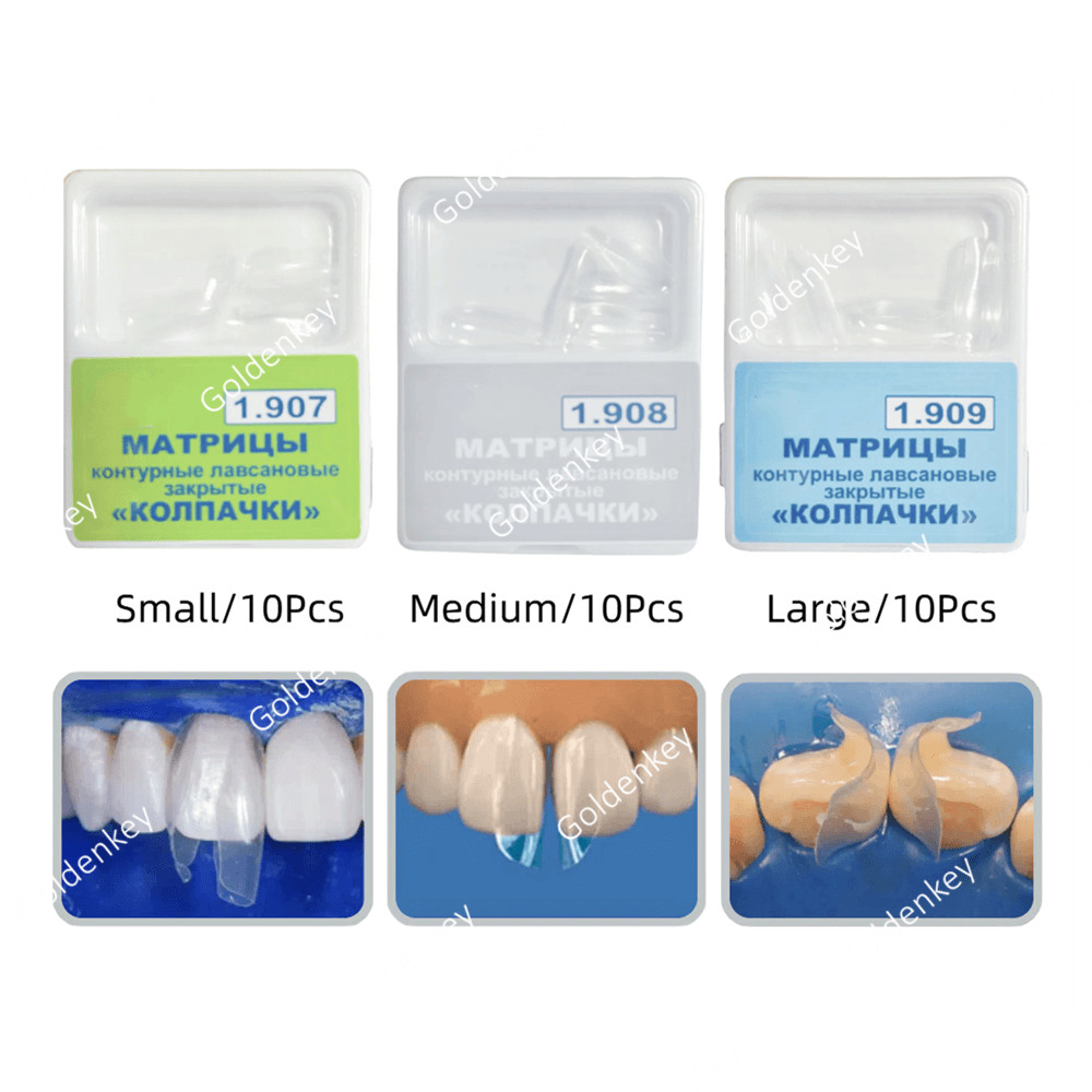 Transparent Matrix Bands Clear Dental Bow Matrice Band Anterior Front Bioclear