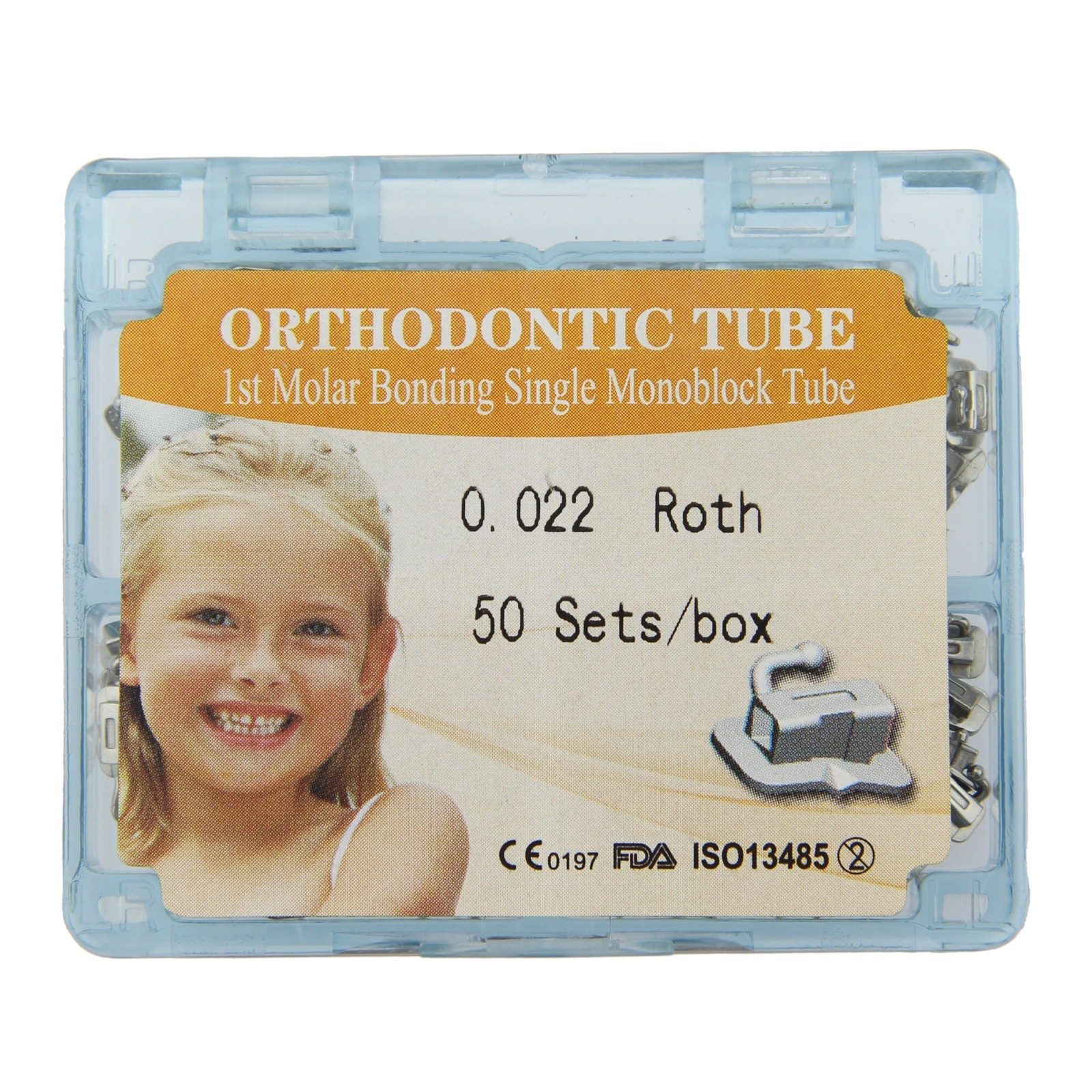 Dental Orthodontic Buccal Tube Molar Tubes Roth MBT 0.022 Convertible Monoblock