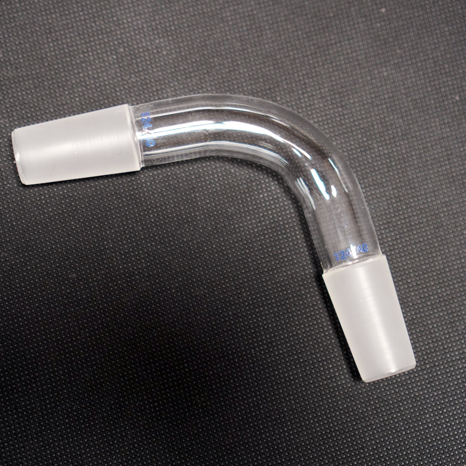 Lab Glass bent connecting adapter 24/40 Joint, Laboratory Glass