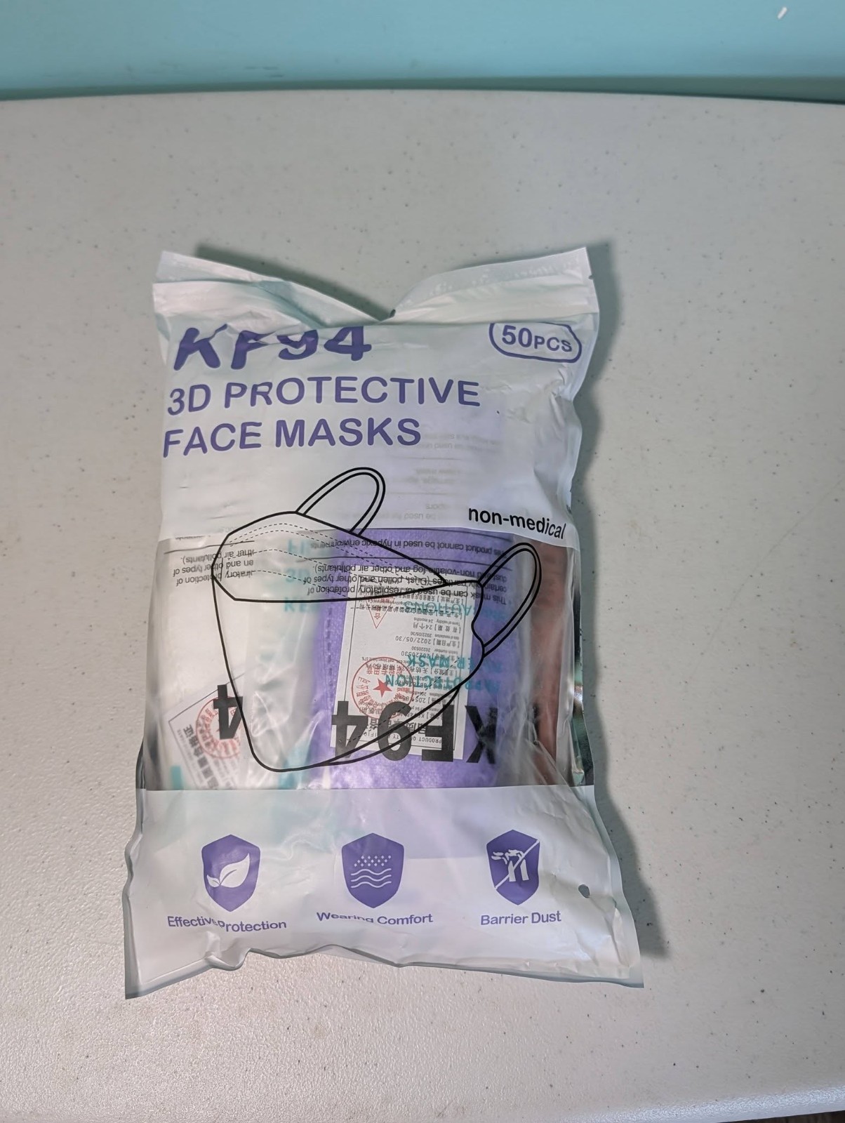 KF94 Face Masks Disposable 50 Pcs Per Package New