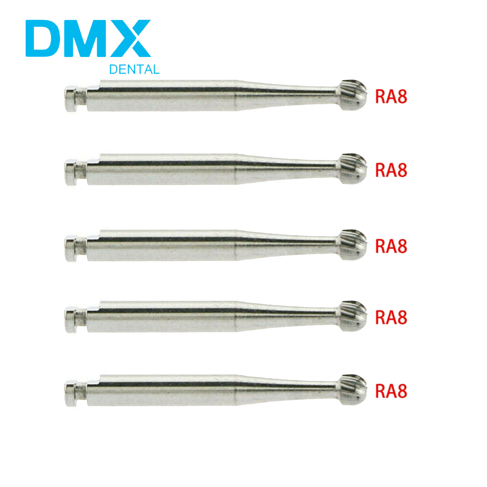 Dental Round Carbide Bur for Slow Speed Latch Type Handpiece RA 1# – 8# Burs
