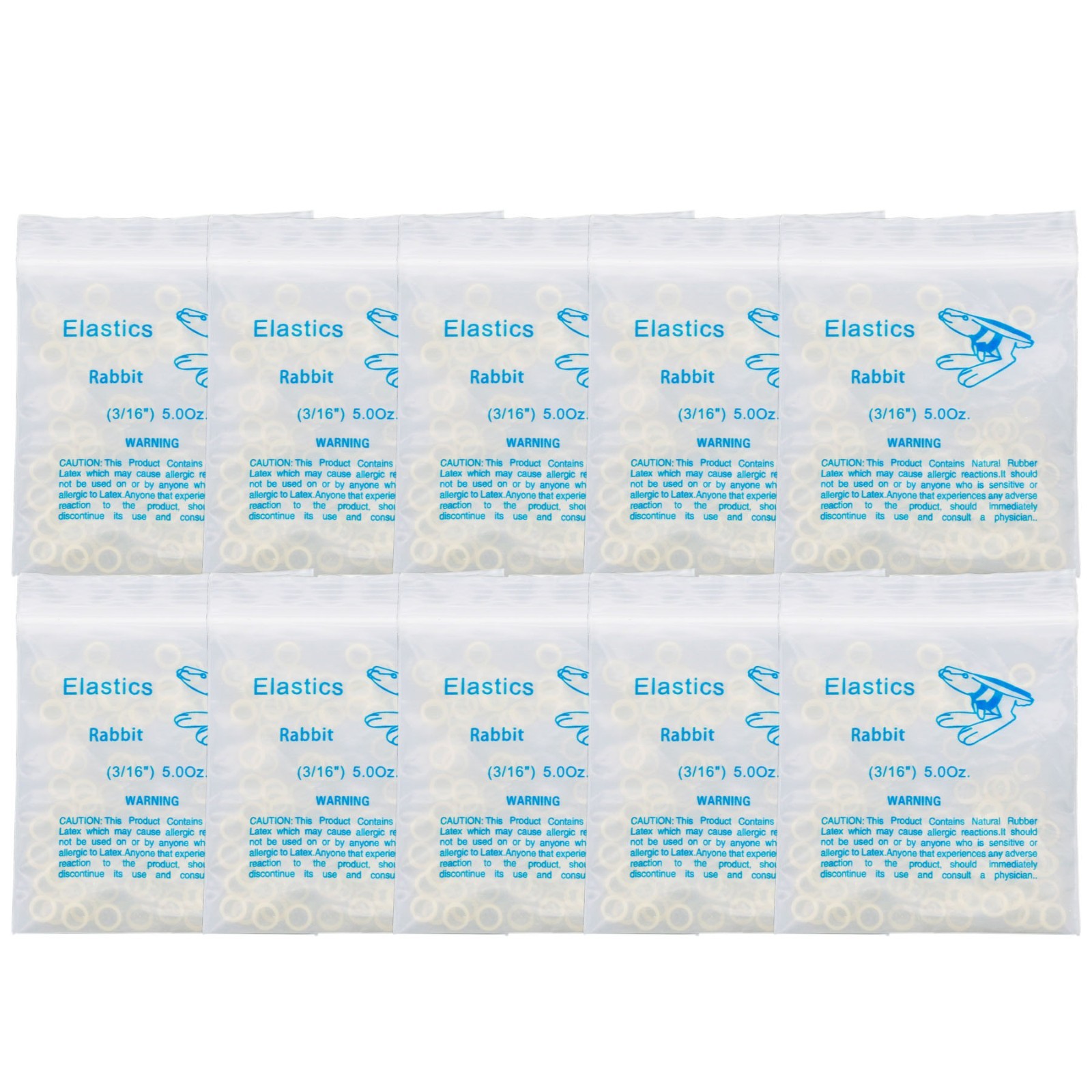 US Dental Orthodontic Rubber Bands Ortho Elastics Latex Brace 15 Size For Choice