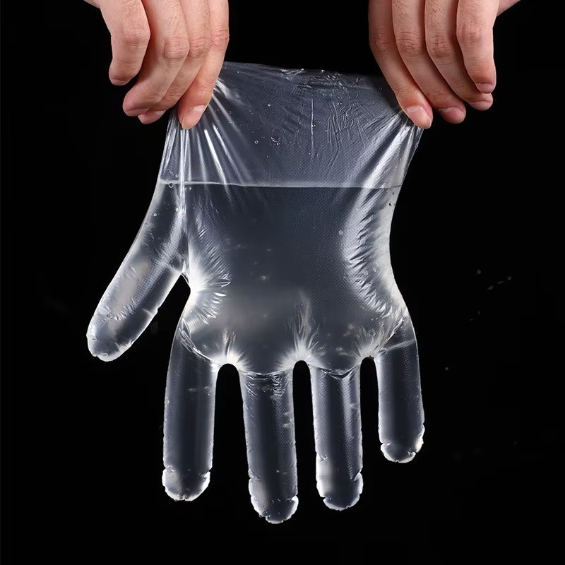 500 Count Disposable Poly Plastic Gloves for Cooking, Food Prep and Food Service