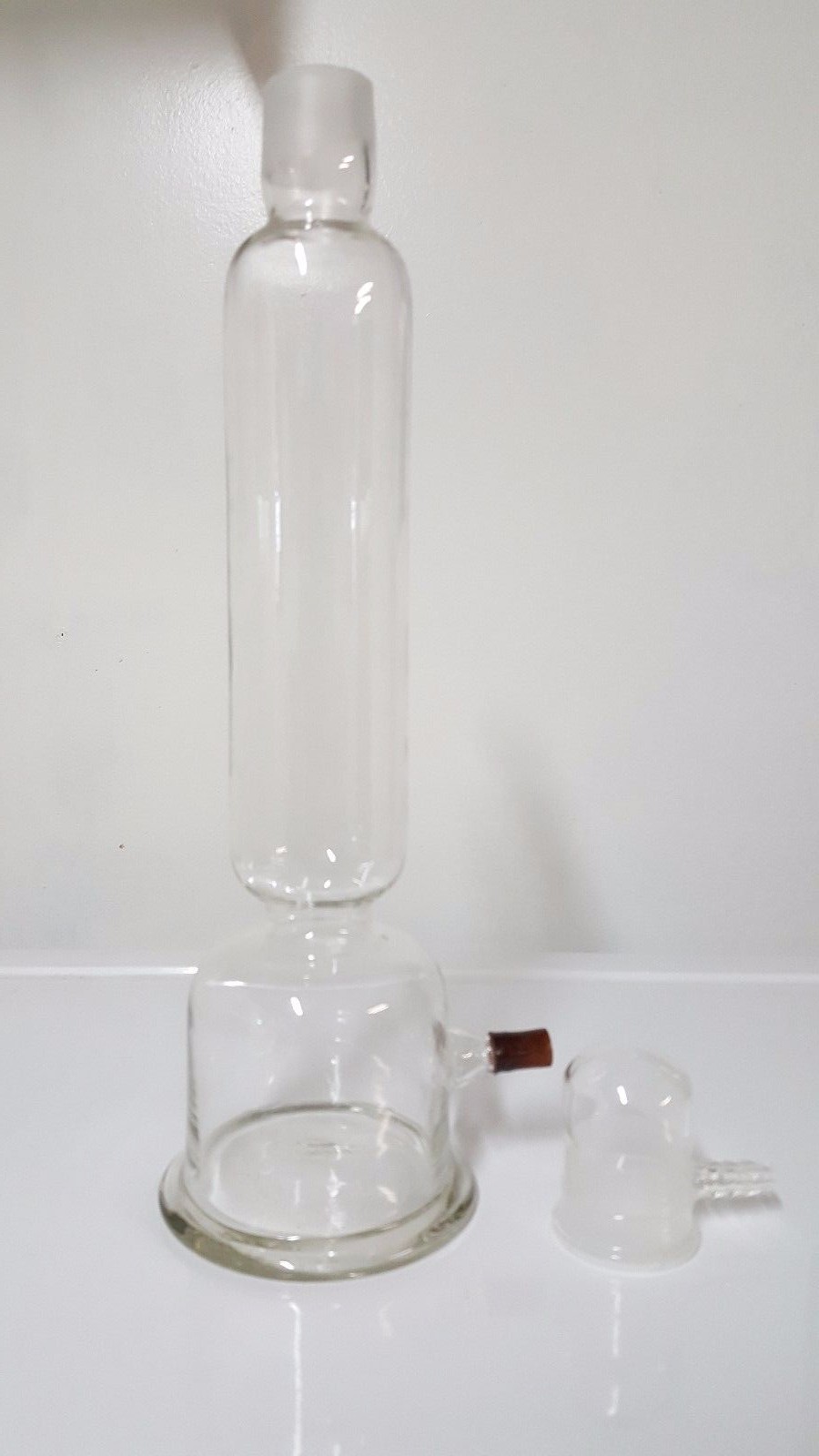 Lab Glass Drying Tower with Ground Glass Stopper 500ml new