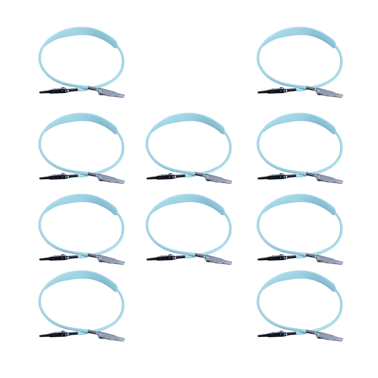10 Packs JMU Dental Bib Holder Patient Napkin Clips Autoclavable Silicon