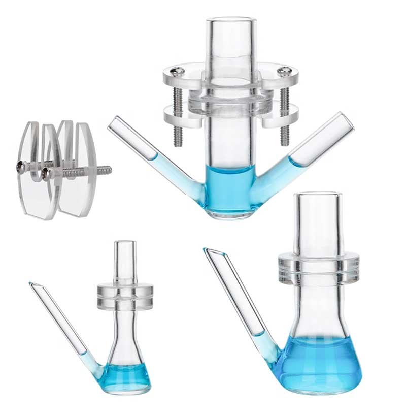 High Transparency Borosilicate Glass Transdermal Diffusion Cell 9–25mm Lab
