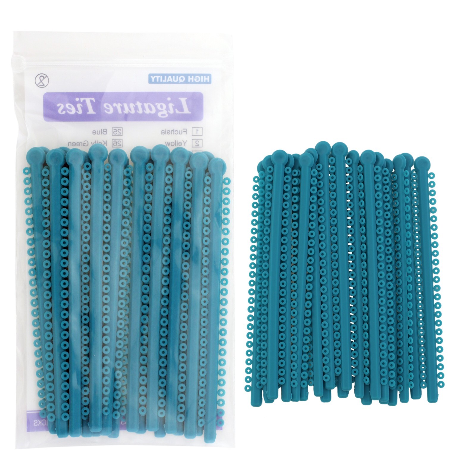 1000 Orthodontic Ligature Ties Elastic Rubber Band Ligadura Ortodoncia Bracket