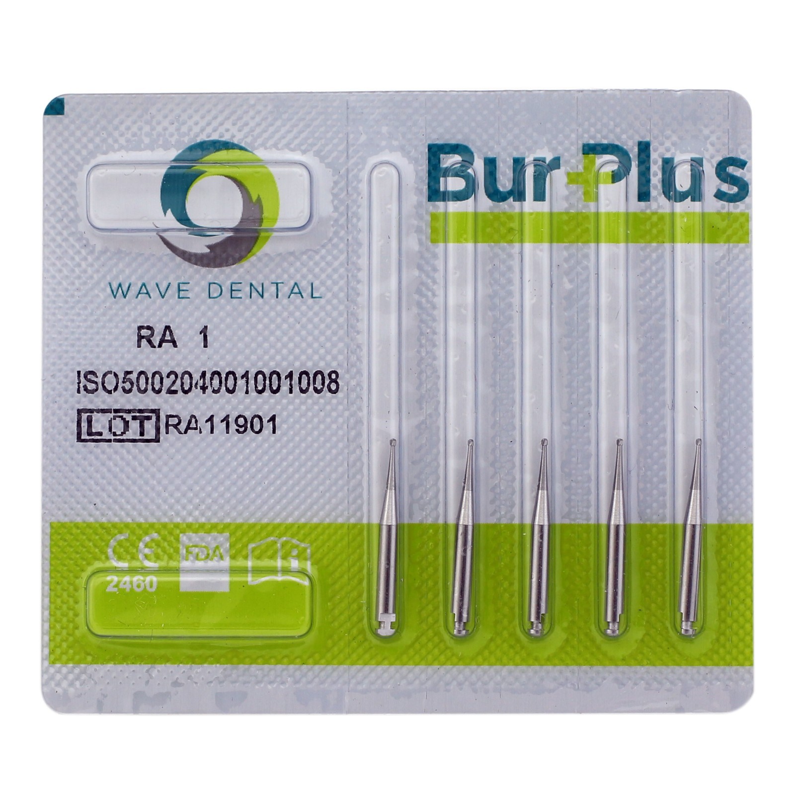 WAVE Dental Carbide Burs Latch Round Surgical 26mm RA SURG 22mm RA 4 2 5 6 8