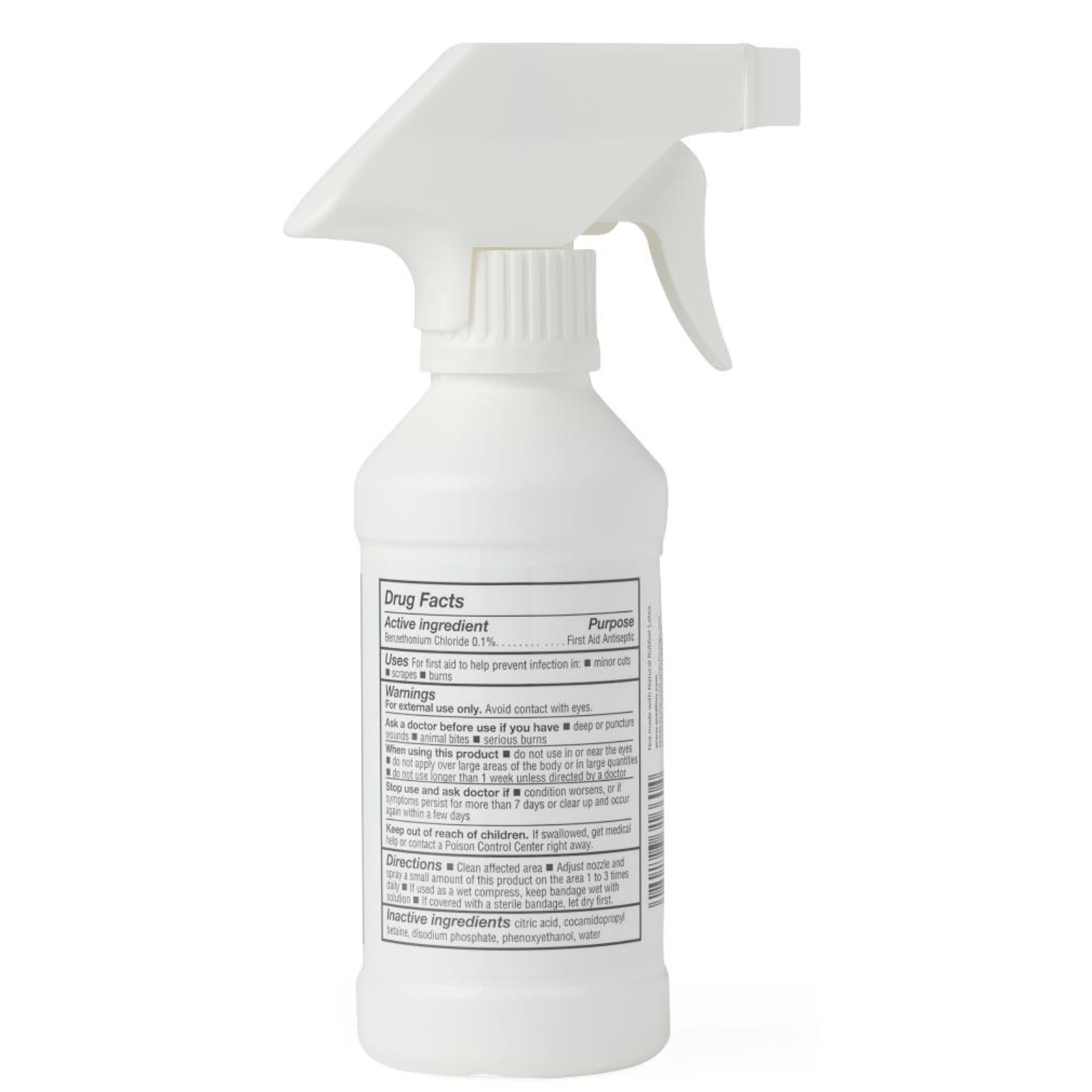 MicroKlenz First Aid Antiseptic Antimicrobial Wound Cleaner 8 Fl oz Spray Bottle
