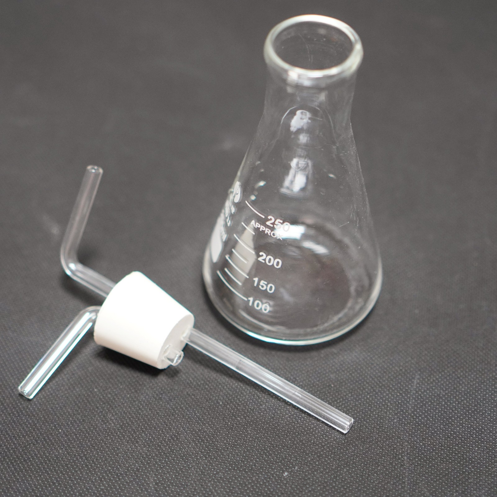 1000 ml lab glass erlenmeyer gas washing bottle wash bottle lab glassware