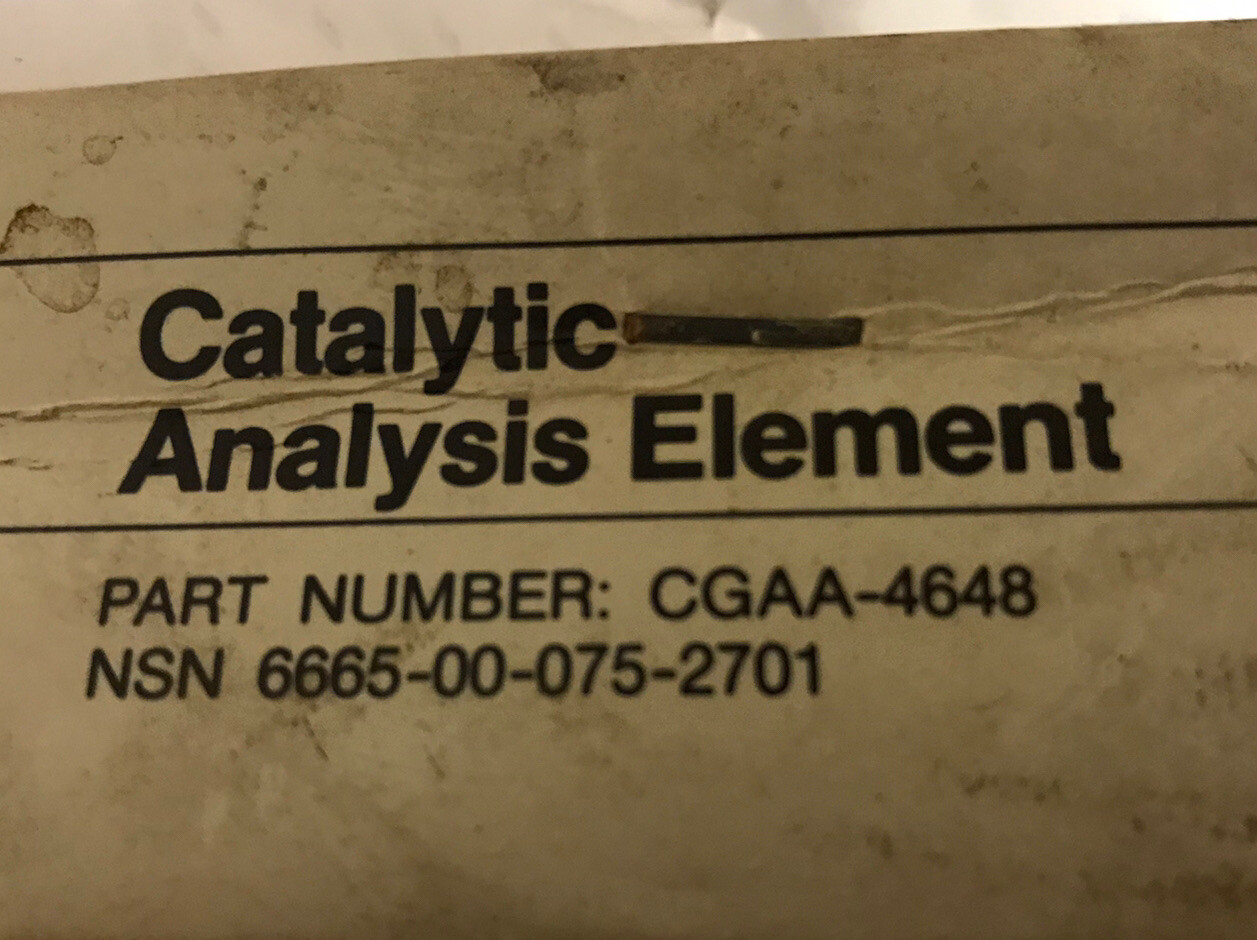 Erdco Catalytic Analysis Elements CGAA-4648 2 Each Platinum