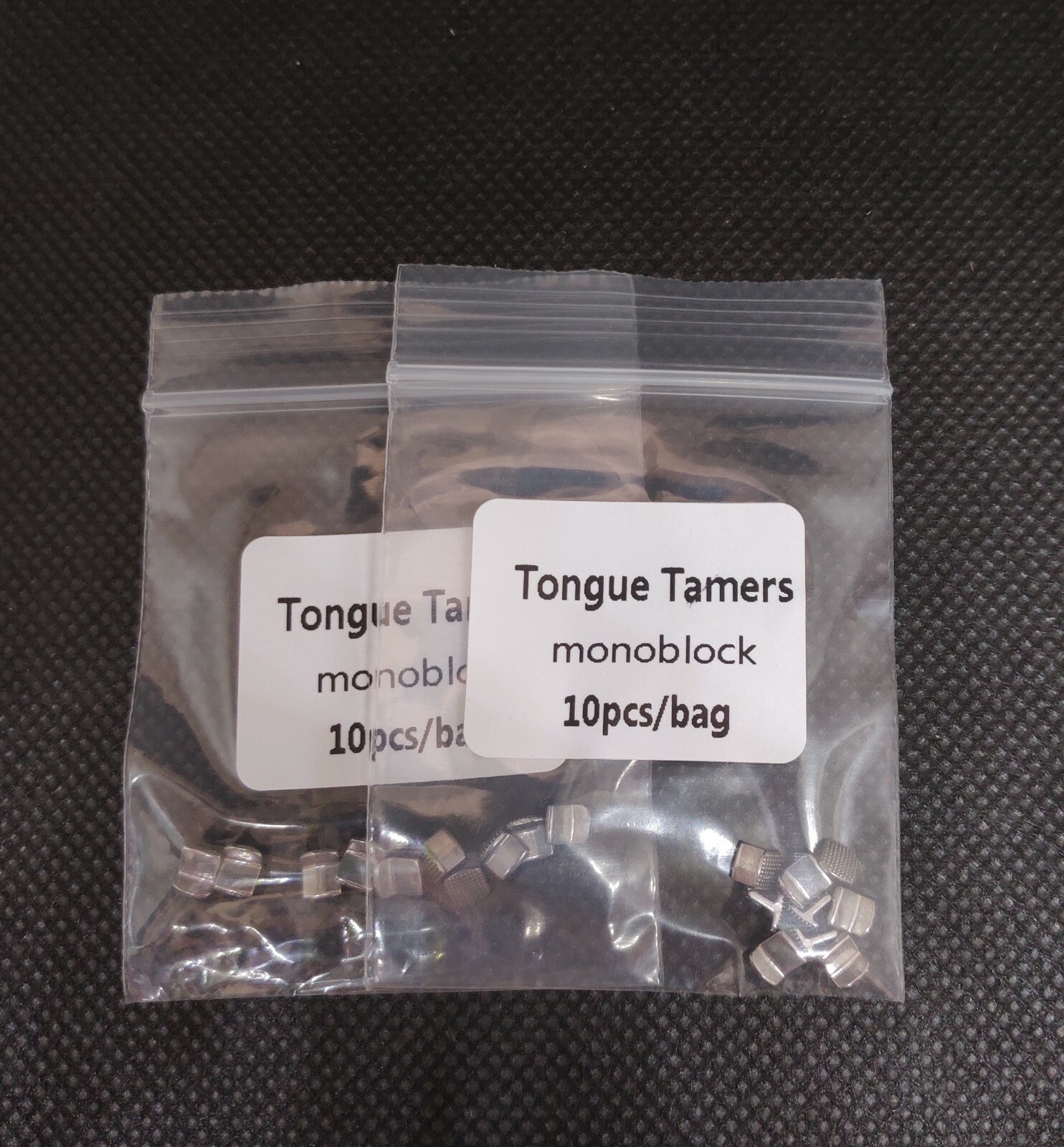 10Pcs Dental Orthodontic MIM Bite Turbos Tongue Tamers Monoblock Bondable Hinge