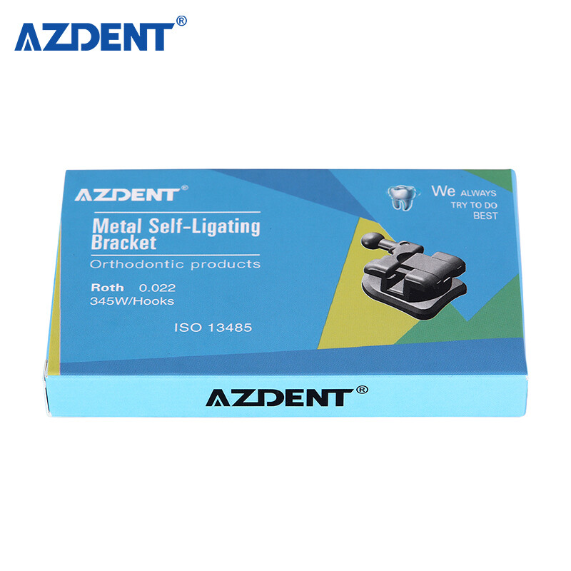 AZDENT Dental Self Ligating Bracket Braces 15 Types Mini Roth/MBT.022 345HK