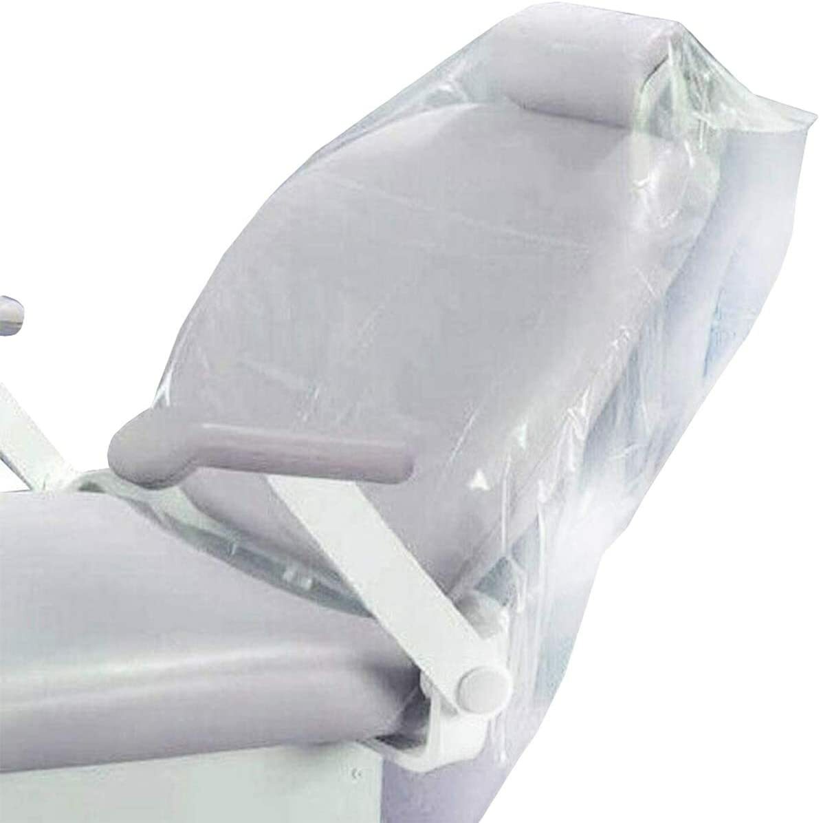 Dental Half Chair Cover Sleeves Clear Poly 27.5″x24″ 225pcs/Box Same Day Shippg