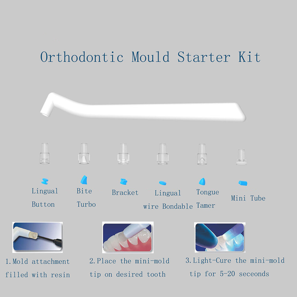 Dental Mini Orthodontic Injection Mould Quick Built & Aesthetics Starter Kit