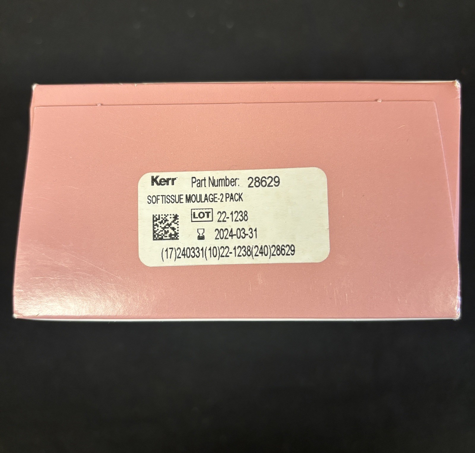 Kerr Softissue Moulage™ Gingival Simulation Material 2/PK REFILL #28629 New
