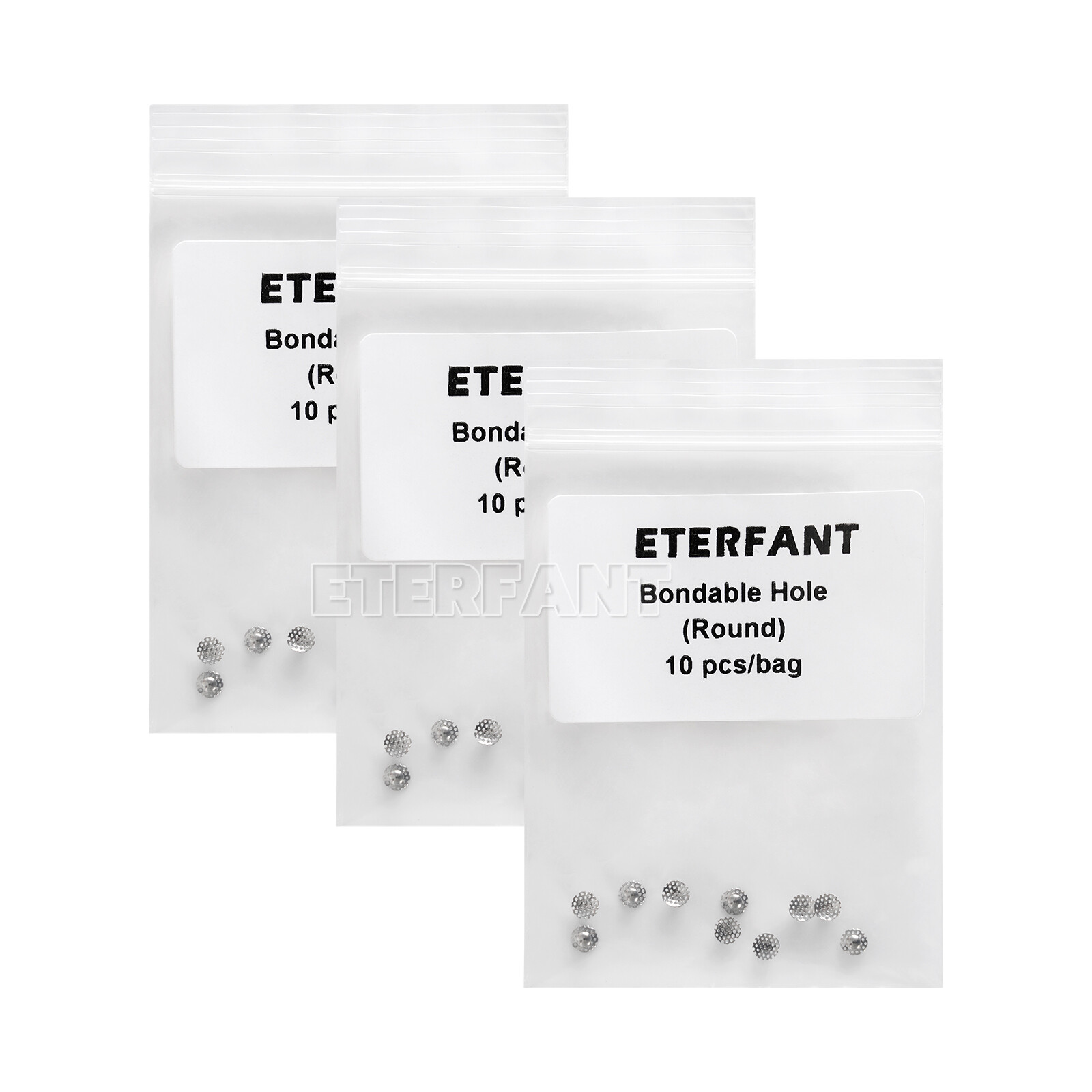 ETERFANT Dental Ortho Lingual Buttons Round Bondable/Rectangular/Button Chains