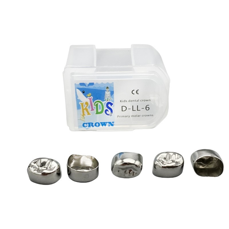 Dental Kids Primary Molar Crowns Stainless Steel Pediatric crown 48 Sizes USA