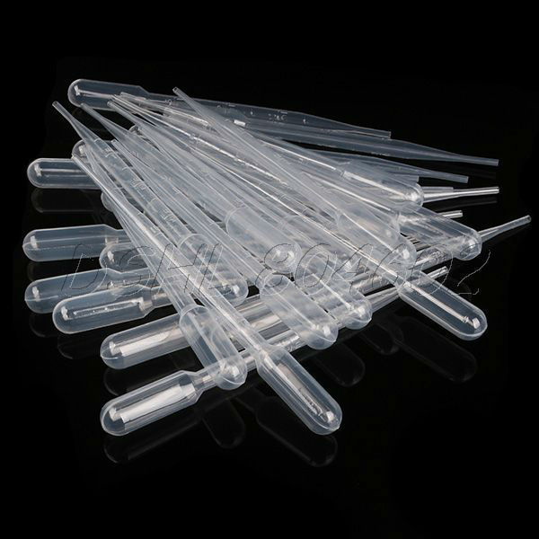 500 0.5ml plastic Pasteur transfer pipettes droppers graduated 0.5 ml lab New