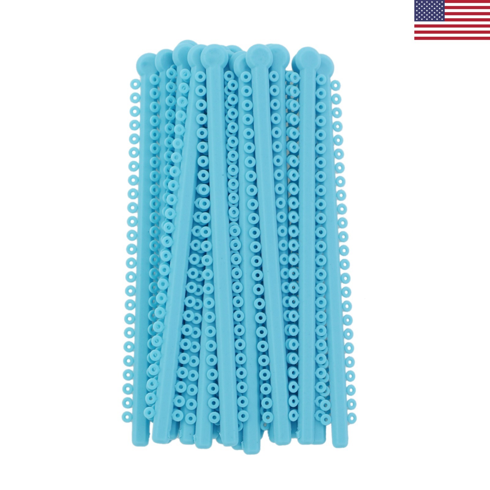 Dental Orthodontic Ligature Ties 1040 Pc Multi-Colors Super Elastic Rubber Bands