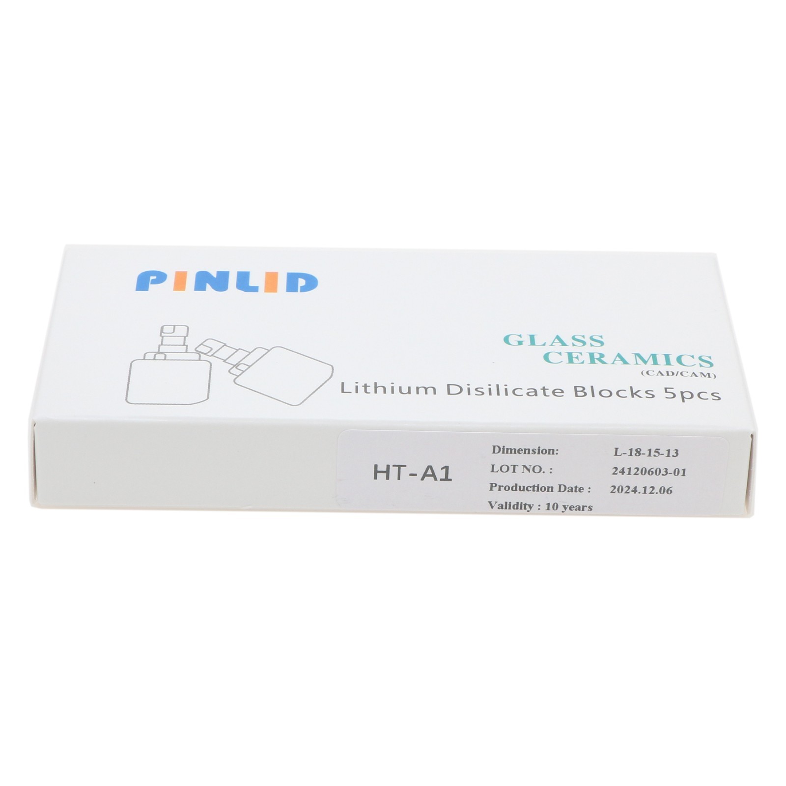 US C14 Dental Ceramic Lithium Disilicate Blocks Cerec Emax CAD HT A1 A2 A3 A3.5